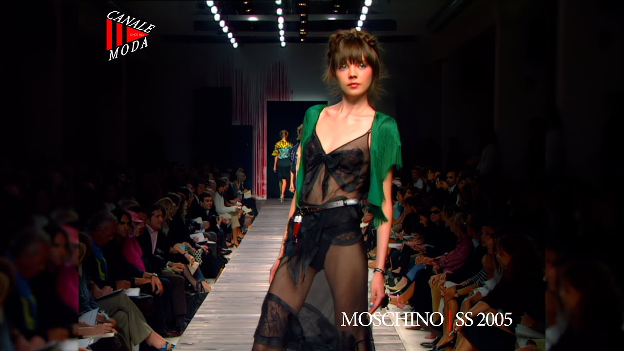 MOSCHINO Spring Summer 2005 Milan 4K - Canale Moda