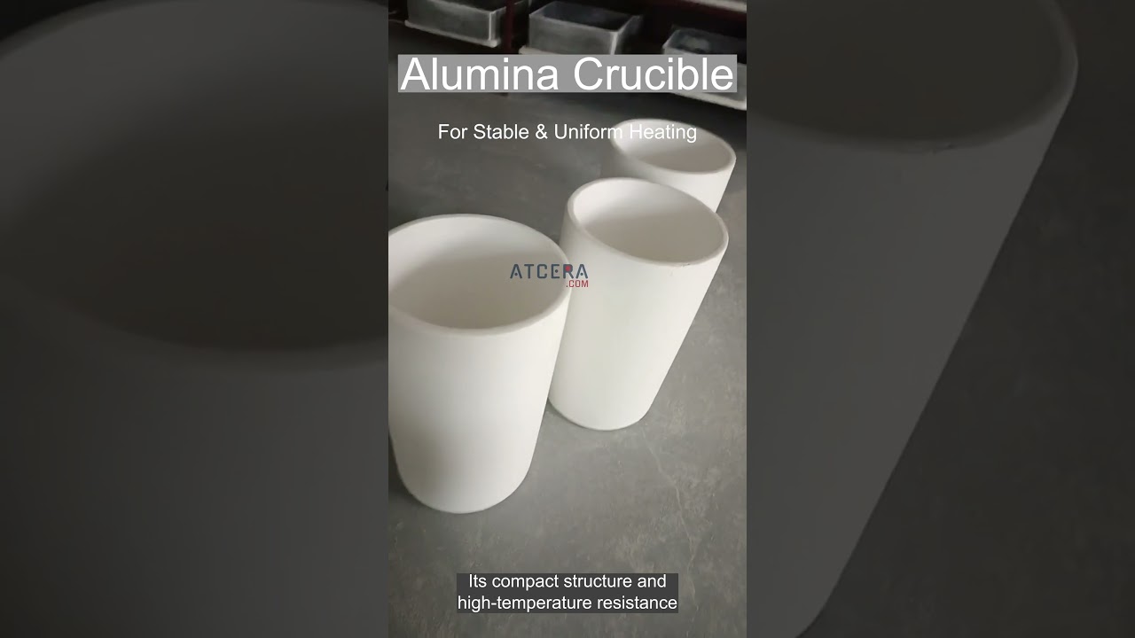 Heat-Resistant Alumina Crucible for Stable & Uniform Heating