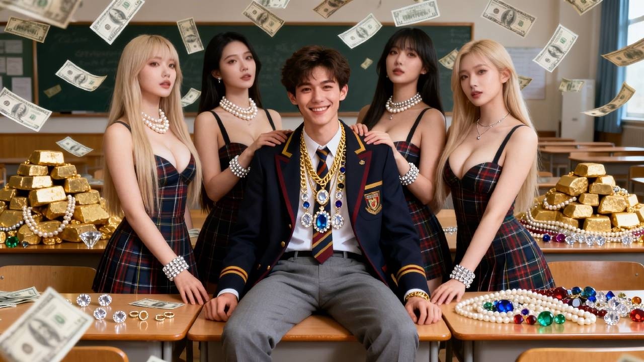 Système secret: je dévoile les petits secrets gênants de beauté scolaire, elle m'embrasse de force!