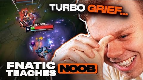 TURBO GRIEF | WUNDER Teaches Noob GWEN | Fnatic Teaches Noob 2022
