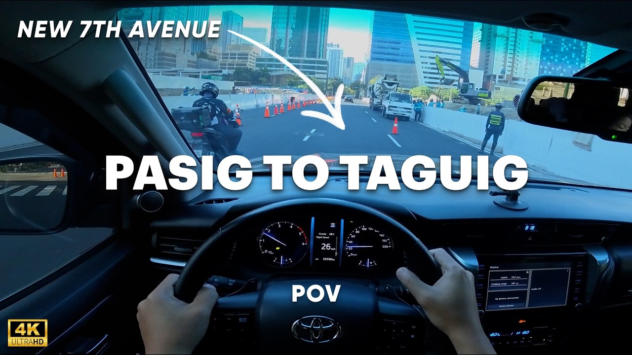 [POV Drive] Toyota Fortuner - Kapitolyo, Pasig to Bonifacio Global City (BGC), Taguig #zabventure