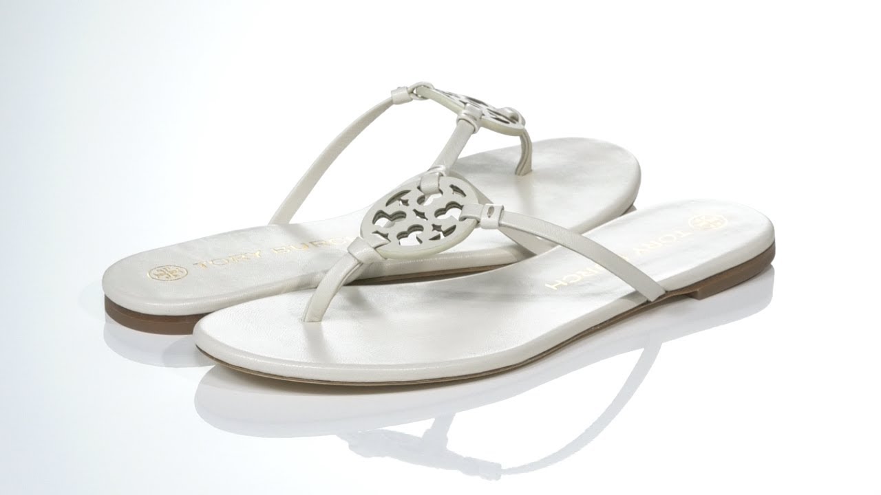 Tory Burch Miller Knotted Sandal SKU: 9562554 - YouTube