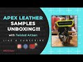 Apex Leather Samples Getting Unboxed With In-depth Description!!! Automotive Grade Leather.