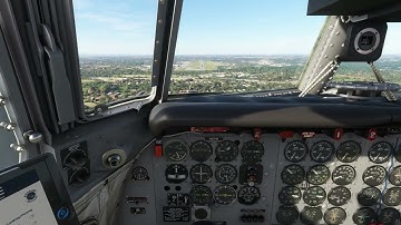 PMDG DC-6 Approach and landing(4K60)