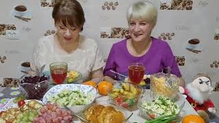 Mukbang  по-русски.  Ужин у Ирины. 🫠🥳