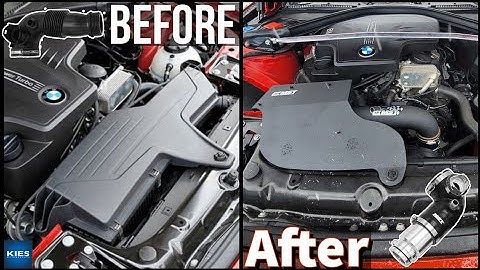 MST Air Intake and Turbo Inlet Pipe Installation on my F30 BMW from KIES MOTORSPORTS [N20/N26]