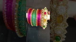 How to create a beautiful transparent bangles set #Panicolorbangleset #shortvideo #wedingcollection