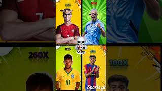 stop challenge only 😱00.0001 can stop || football || ronaldo || messi || neymar jr#ronaldo #short