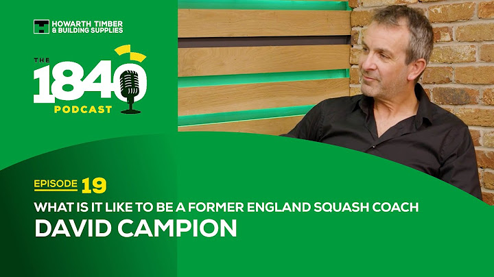 #19 - What is it like to be a former England Squash Coach