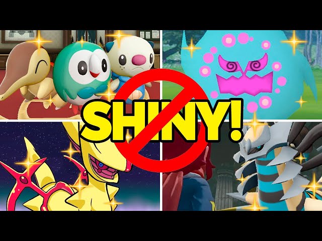 Shiny Lock Pokémon Arceus: What Pokémons can't be found as shiny? -  Millenium