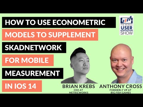 How to use econometric models to supplement SKAdNetwork for measurement: Brian Krebs & Anthony Cross