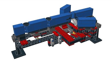 How to make Lego Monorail 3 Directions Switch Rail