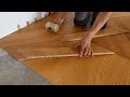 How to install chevron parquet flooring