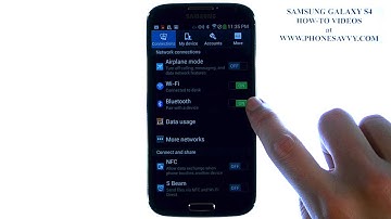 Samsung Galaxy S4 - How Do I Use Bluetooth