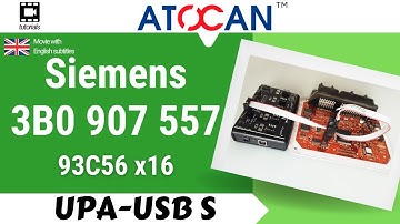 ECU Siemens 3B0 907 557 [93C56 x16] by UPA-USB S