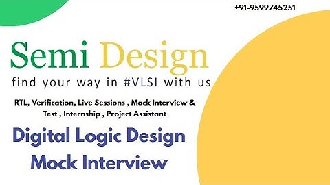 mock test digital logic design   #vlsi #verilog #rtl #cmos #semiconductor #systemverilog #uvm
