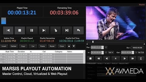 Marsis Playout Automation (Broadcast Software | Playout Software)
