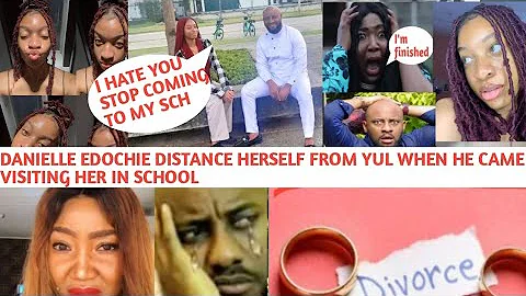 Breaking~Danielle Edochie Publicly Insûlt Her Father Yul Edochie I HÃTE YOU As He Visited Her In Sch