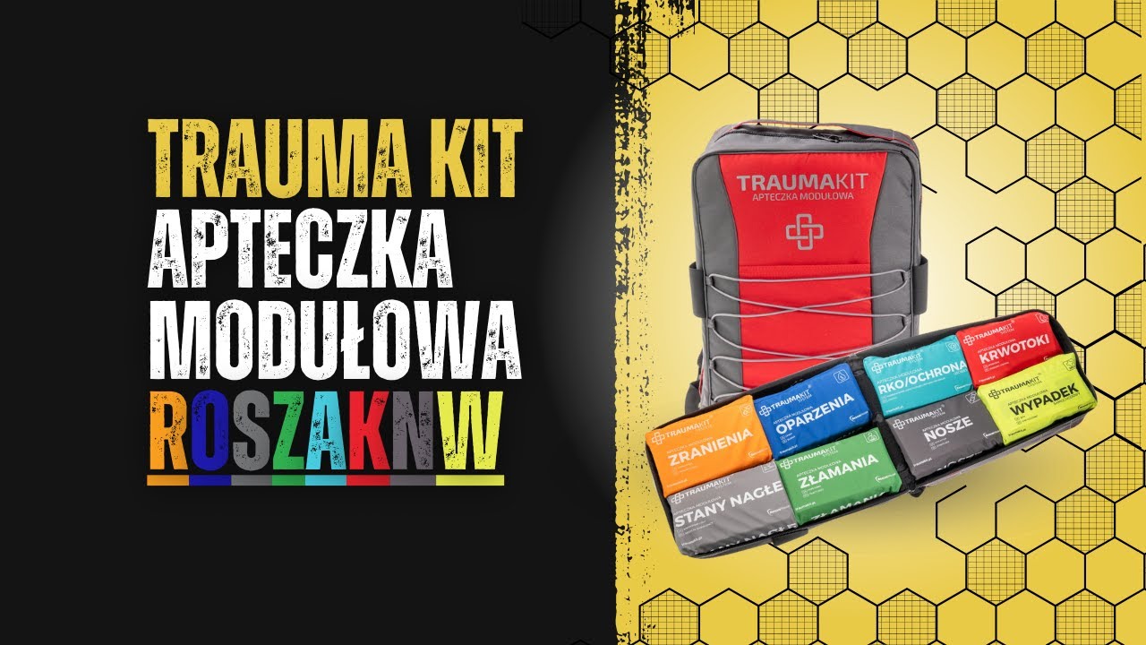 TRAUMA KIT Apteczka Modułowa ROSZAKNW - Zestaw Ratowniczy | AEDMAX.PL