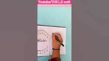 October start theme plan with me/bullet journal setup #shorts #origami #youtubeshorts #papercraft