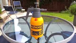 Hozelock 1.5L pump sprayer demo