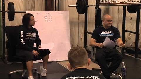 CrossFit - "Speed and Dynamic Efforts"  (Journal Preview)