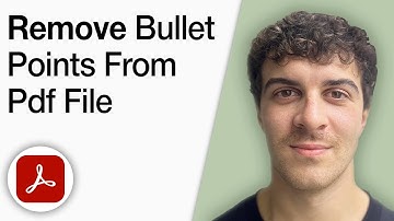 How to Remove Bullet Points From PDF File Using Adobe Acrobat Pro DC [2025 Full Guide]
