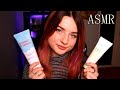 Asmr relaxing korean skincare unboxing  tapping  softly spoken