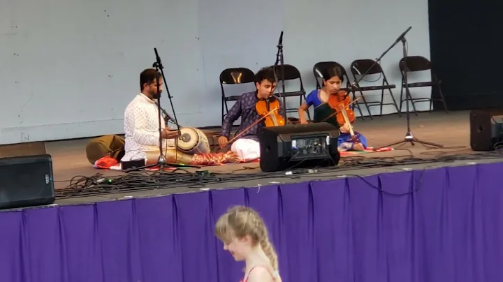 Incredible Carnatic violin, Kamalakiran Vinjamuri at the 2nd Festival of Virginia Fiddling, Aug 2022