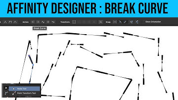 Node Tool And Break Curves In  Affinity Designer | How To Tutorial | Graphicxtras