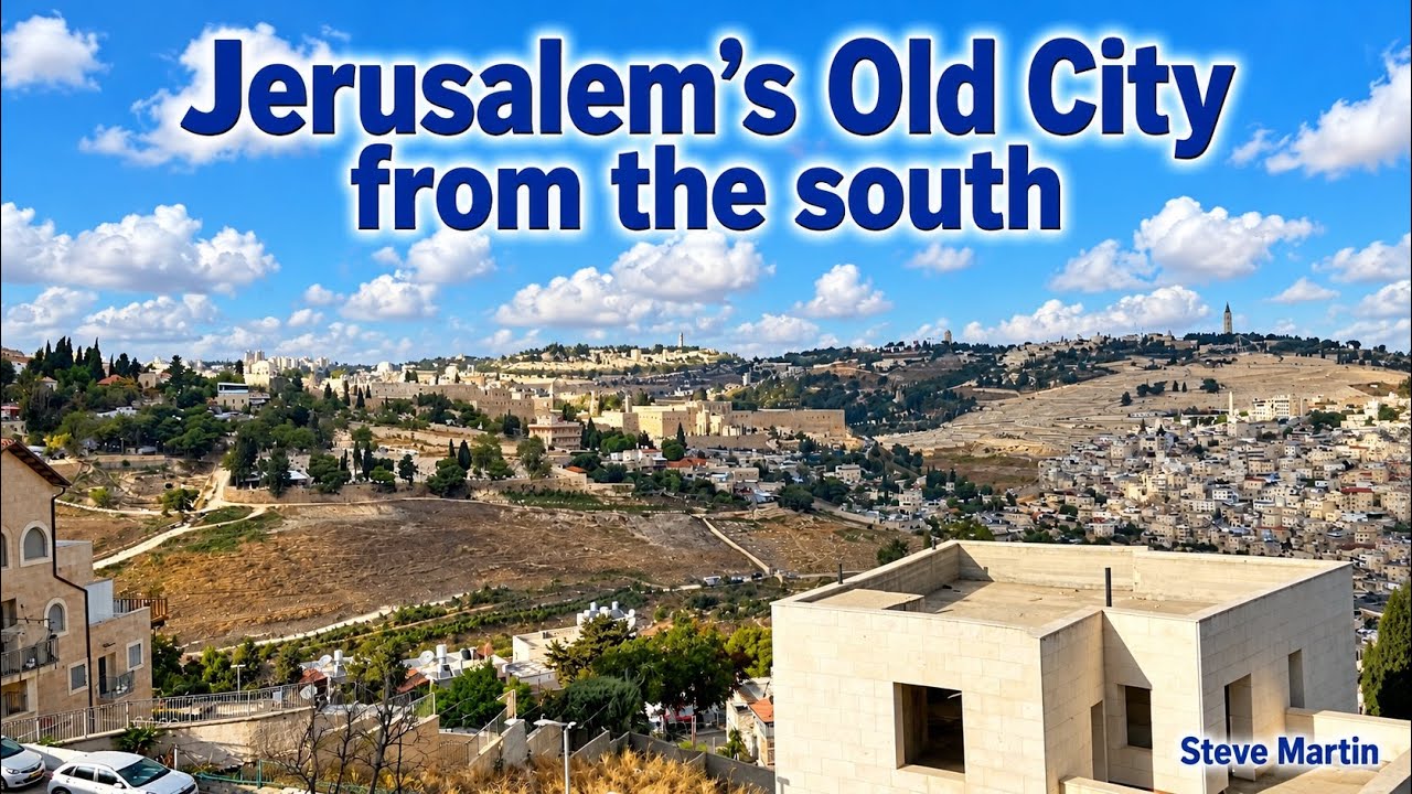 Overlooking the Old City of Jerusalem from the new CFI building