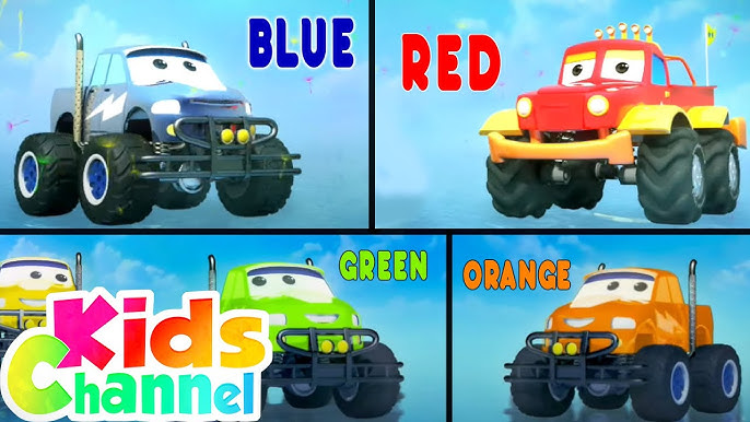 We Are The Monster Trucks  Car Cartoon Videos for Children - Kids Channel  