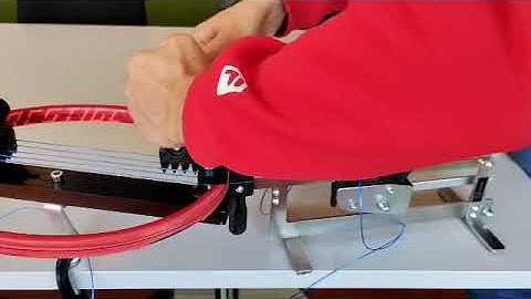 Latest most portable tennis stringing machine