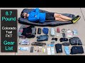 9.6 Pound Ultralight Backpacking Kit - Colorado Trail FKT