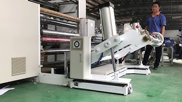 1300C Automatic Pneumatic Jumbo Roll Loading Presentation