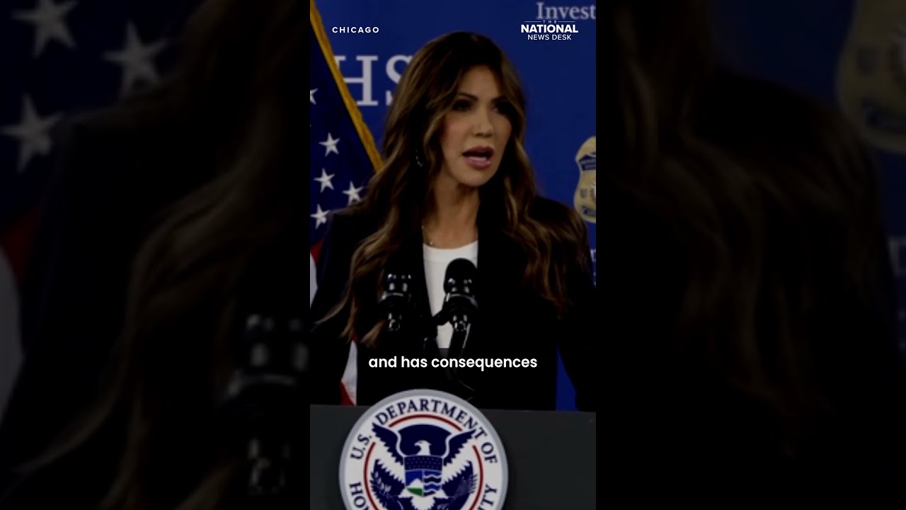 DHS Secretary Kristi Noem Accuses Illinois Leaders Of Choosing Dangerous Criminals