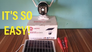 How to install 4G/Wifi Solar Camera. V380 Pro app camera.