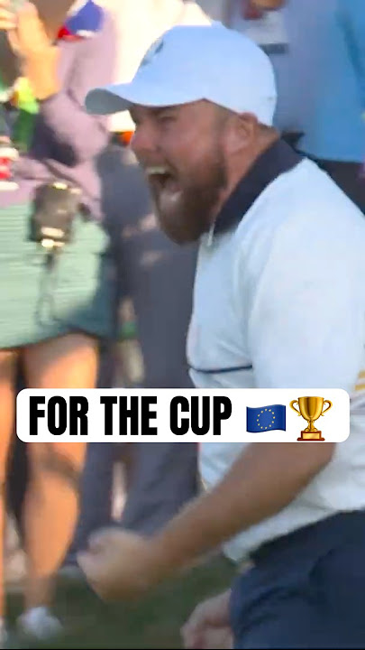 Shane retains the Ryder Cup for Europe! 🇪🇺🏆