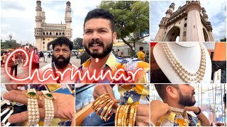 Bharyamarku Pearl Eduthu 🎁 | Charminar, Hyderabad 😍 | ALL INDIA ROAD TRIP 🇮🇳 | Vlog - 18