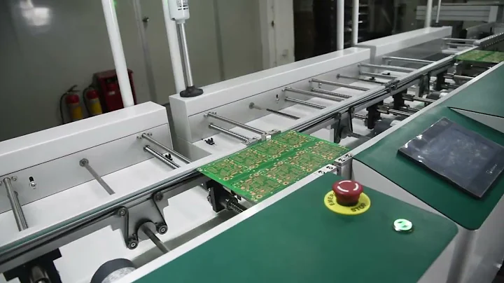 Goldland 1000BCV460-LT-2S-SW–Smart 2-Stage SMT Inspection Conveyor with Light  Auto Width Adjustment