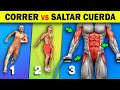 CORRER ó SALTAR la CUERDA: que es mejor 🔥 para cardio y para bajar de peso ✅