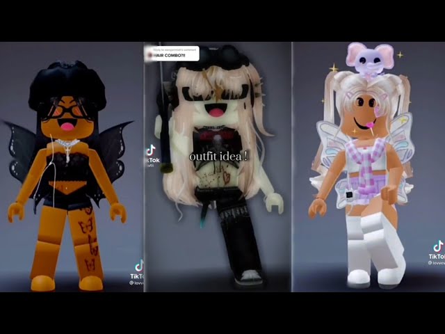 Roblox outfit ideas compilation! (y2k, Garden fairy, da hood, fairies, R6  and preppy) 