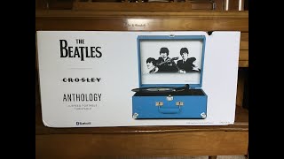 Unboxing the Beatles Anthology Crosley Portable Turntable!