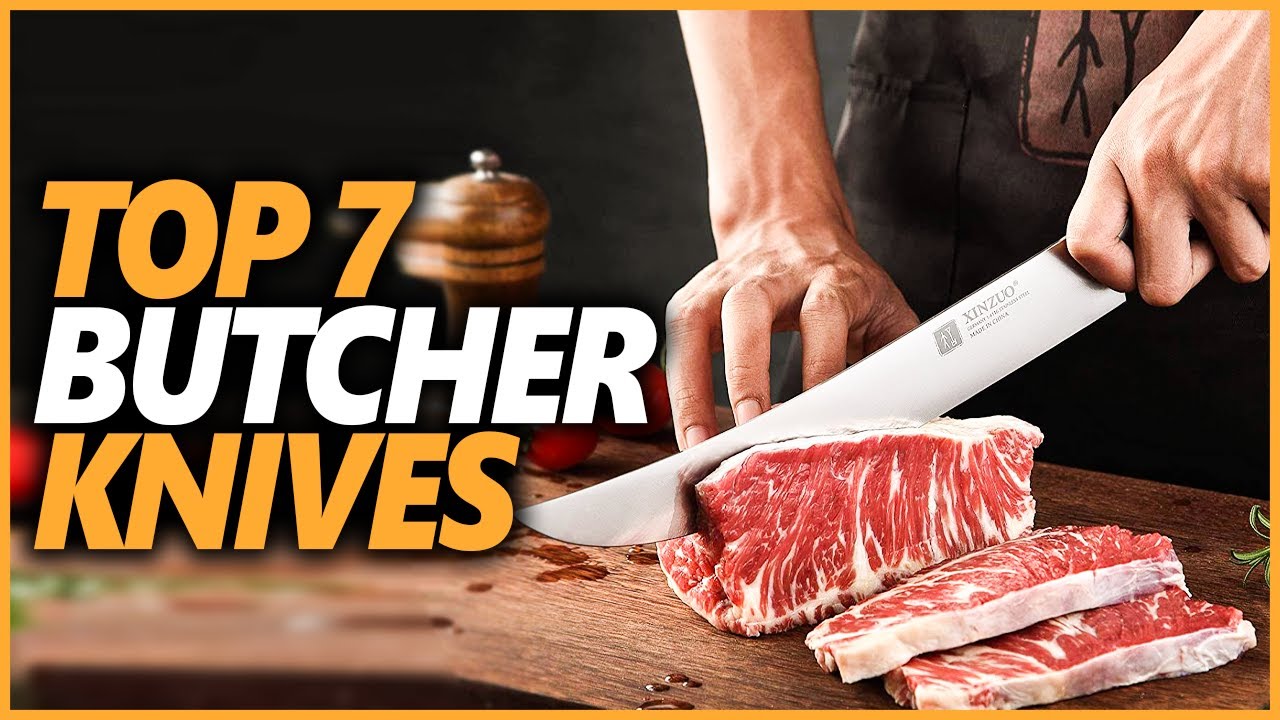Best Butcher Knives Set In 2022  Top 7 Butcher Knives For Chopping And Cutting  Meat 