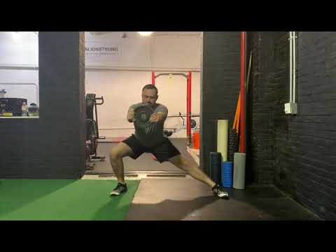 video til Plate loaded lateral lunge