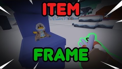 How To Build An ITEM FRAME in Yeeps: Hide and Seek! (Easy tutorial)