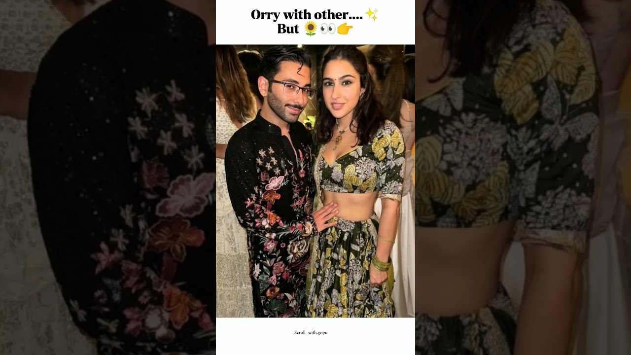 orry famous pose👀