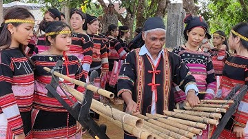 phát huy truyền thống ăn cốm, ăn lúa mới của người bana kriêm ,@lang yonacuon# k8- vĩnh sơn