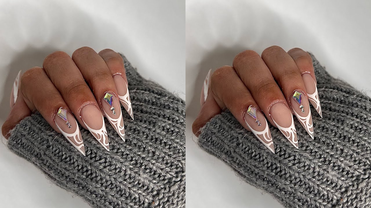 13 Cute Stiletto Nail Designs - Best Ideas for Long and Short Stiletto  Shaped Nails