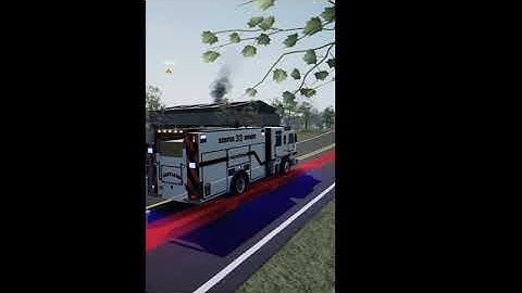 Kentland Rescue Engine 833 - Into the Flames #firefighter #kentland